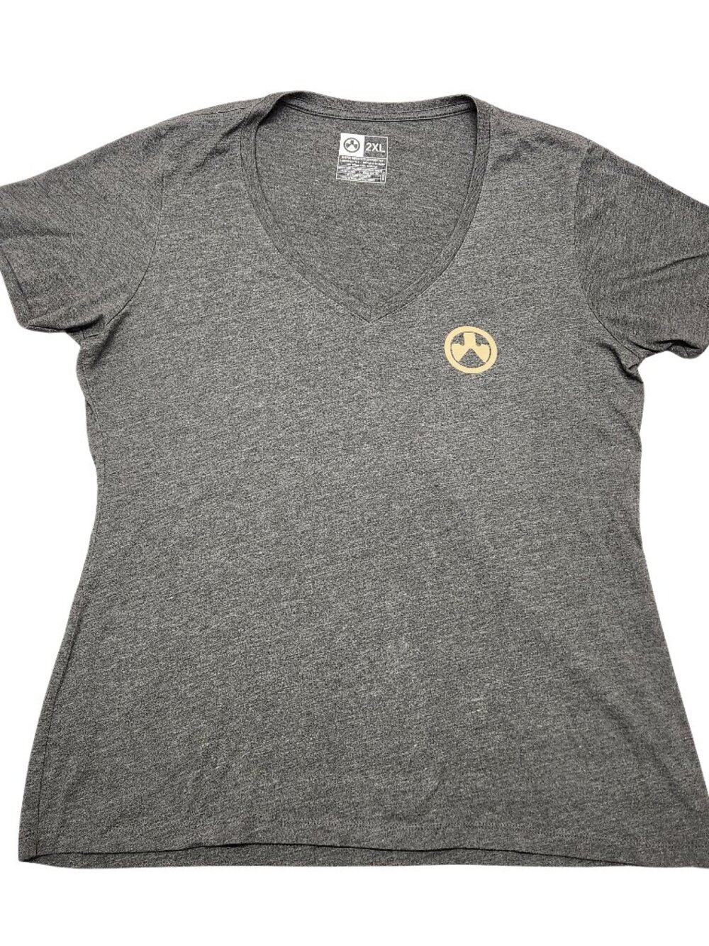 Magpul Women’S V-Neck Graphic T-Shirt 2Xl Cotton Blend Heather Dark Gray 0395